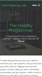 Mobile Screenshot of healthyprog.com